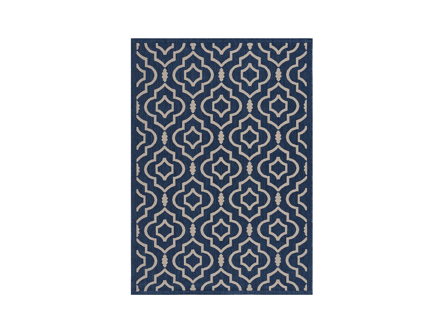 Tapis Bleu Marine/Neutre 160 X 231 cm - Mykonos