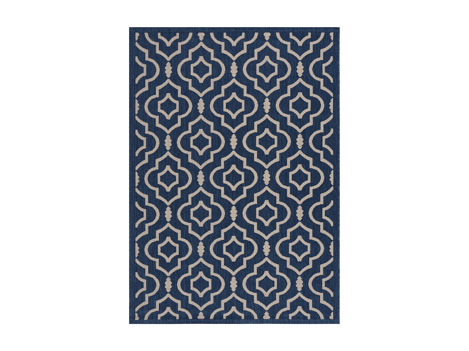 Tapis Bleu Marine/Neutre 160 X 231 cm - Mykonos