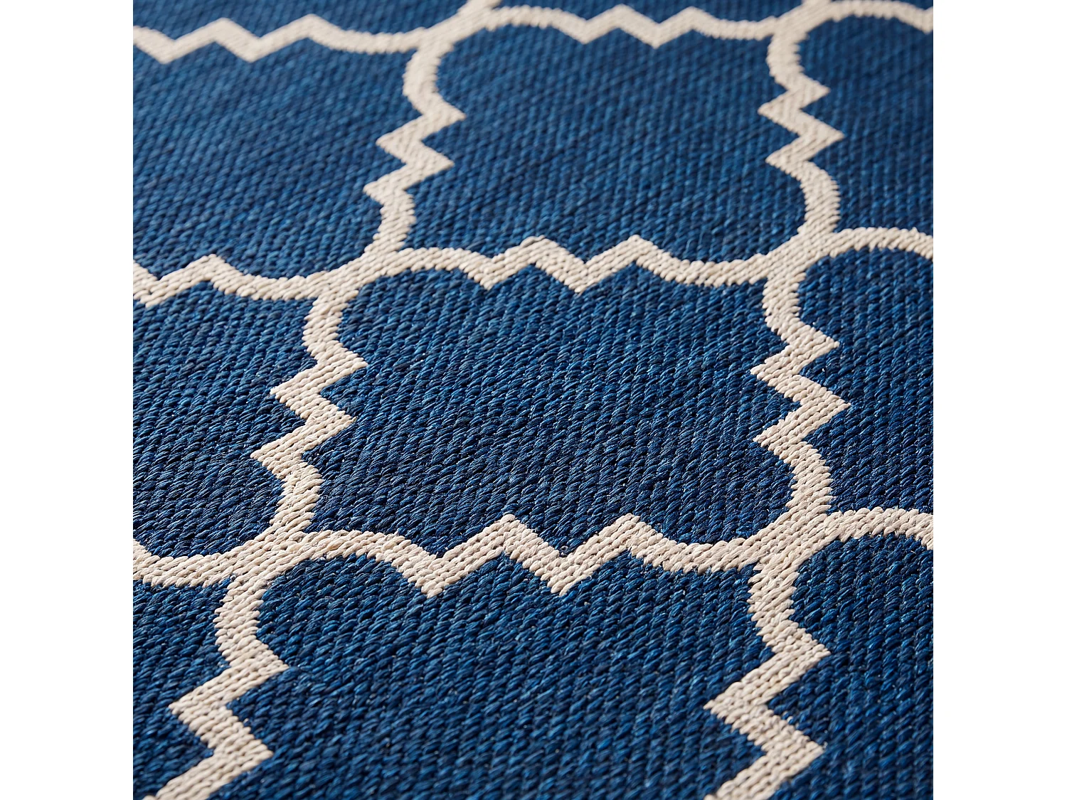 Tapis Bleu Marine/Neutre 160 X 160 cm - Bleeker