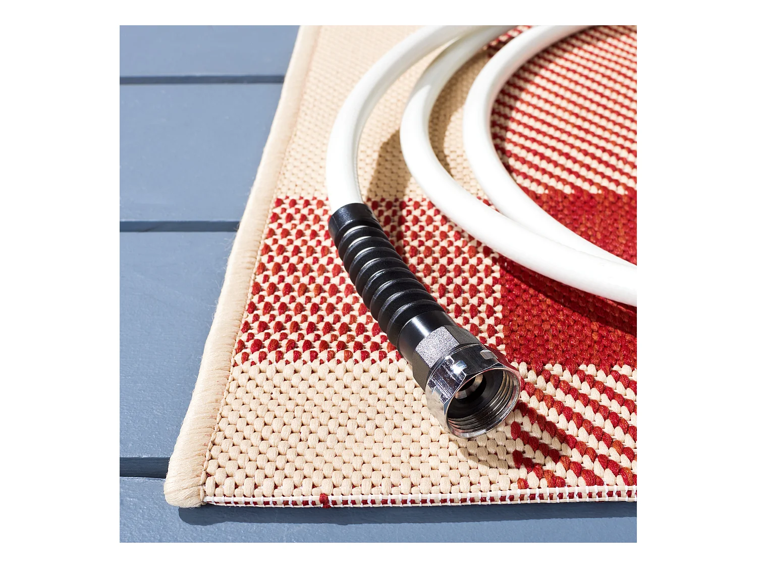 Tapis Rouge/Neutre 160 X 231 cm - Mendez