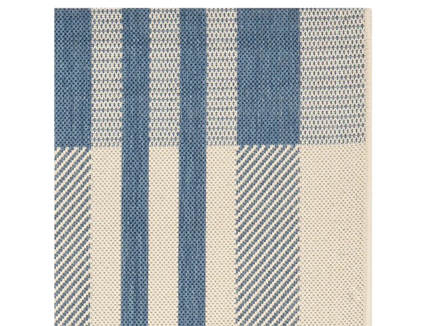Tapis Neutre/Bleu 201 X 290 cm - Mendez