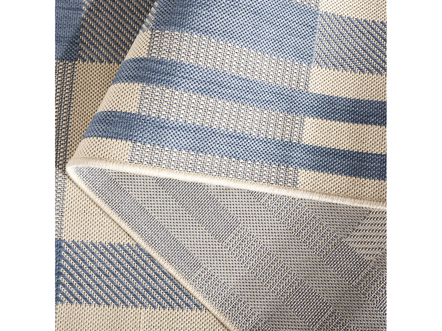 Tapis Neutre/Bleu 201 X 290 cm - Mendez