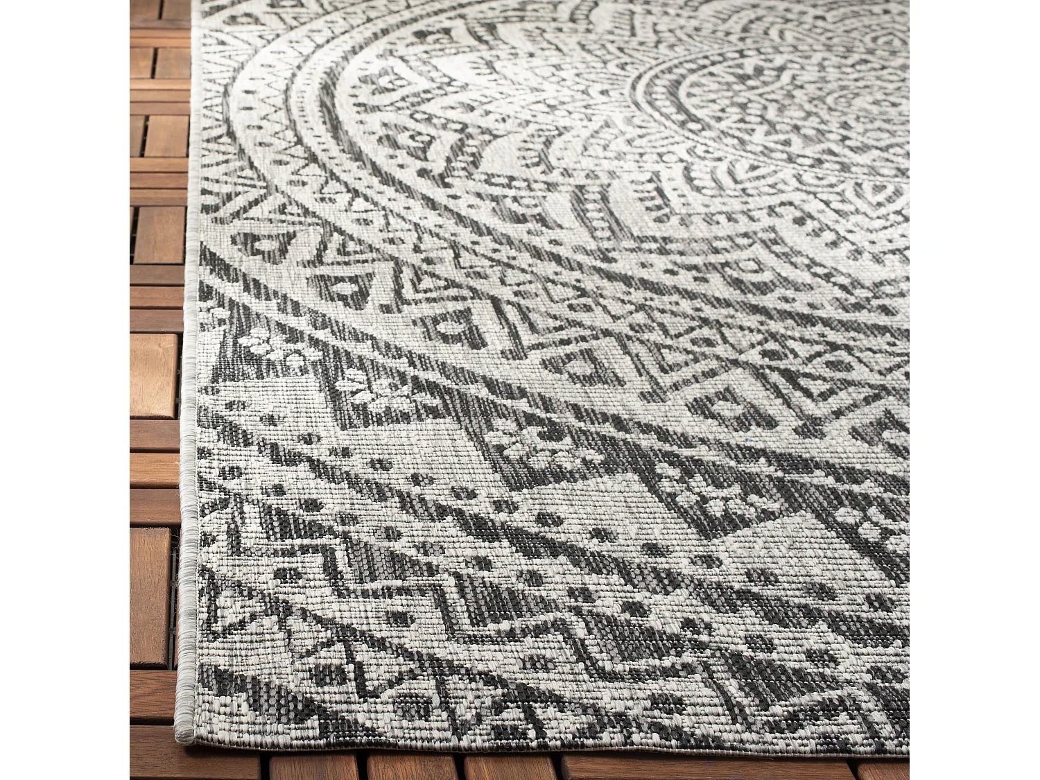 Tapis Gris/Noir 122 X 170 cm - Kalene