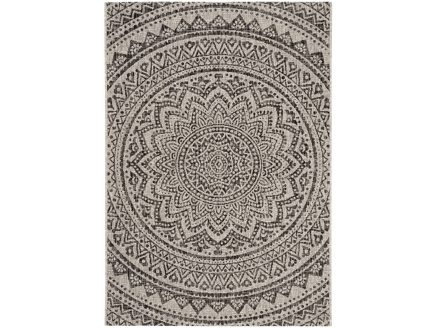 Tapis Gris/Noir 122 X 170 cm - Kalene