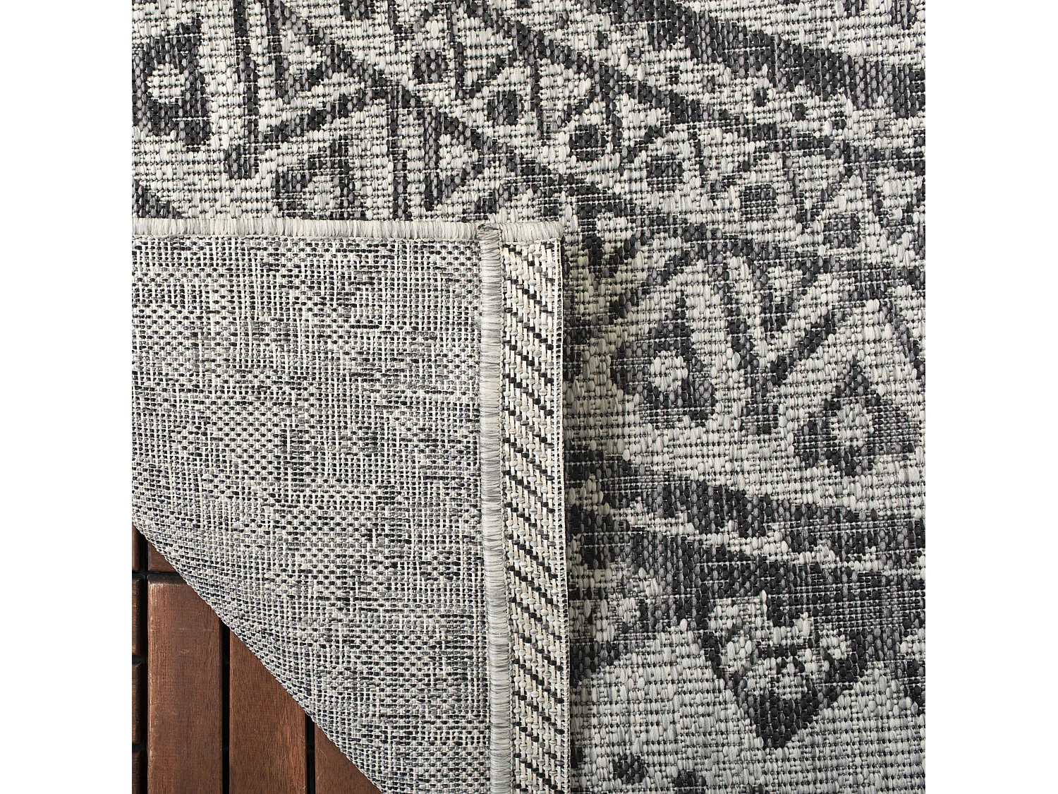 Tapis Gris/Noir 122 X 170 cm - Kalene