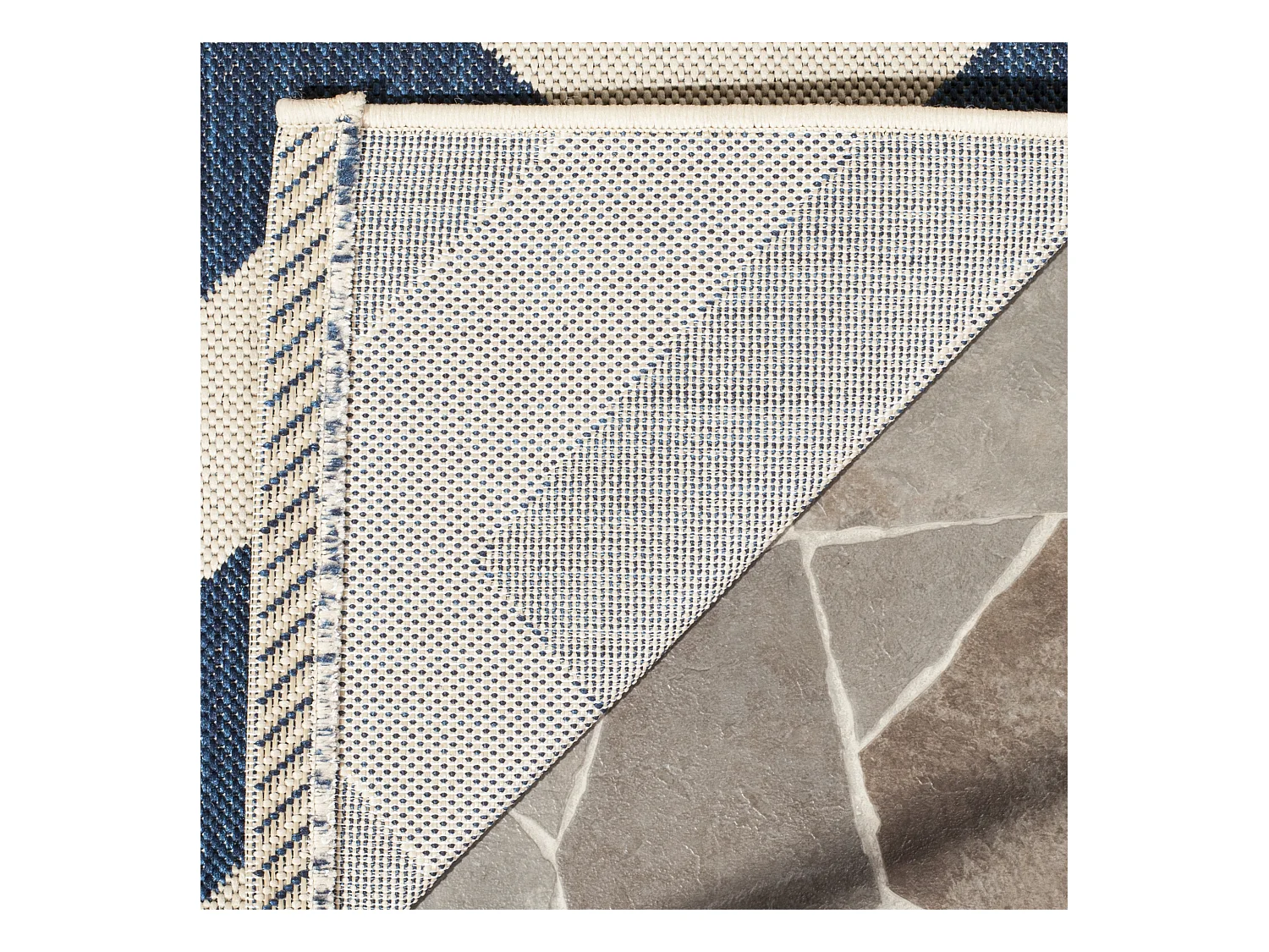 Tapis Bleu Marine/Neutre 201 X 290 cm - Chelsea