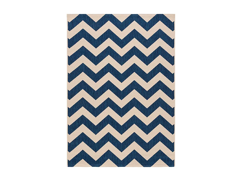 Tapis Bleu Marine/Neutre 201 X 290 cm - Chelsea
