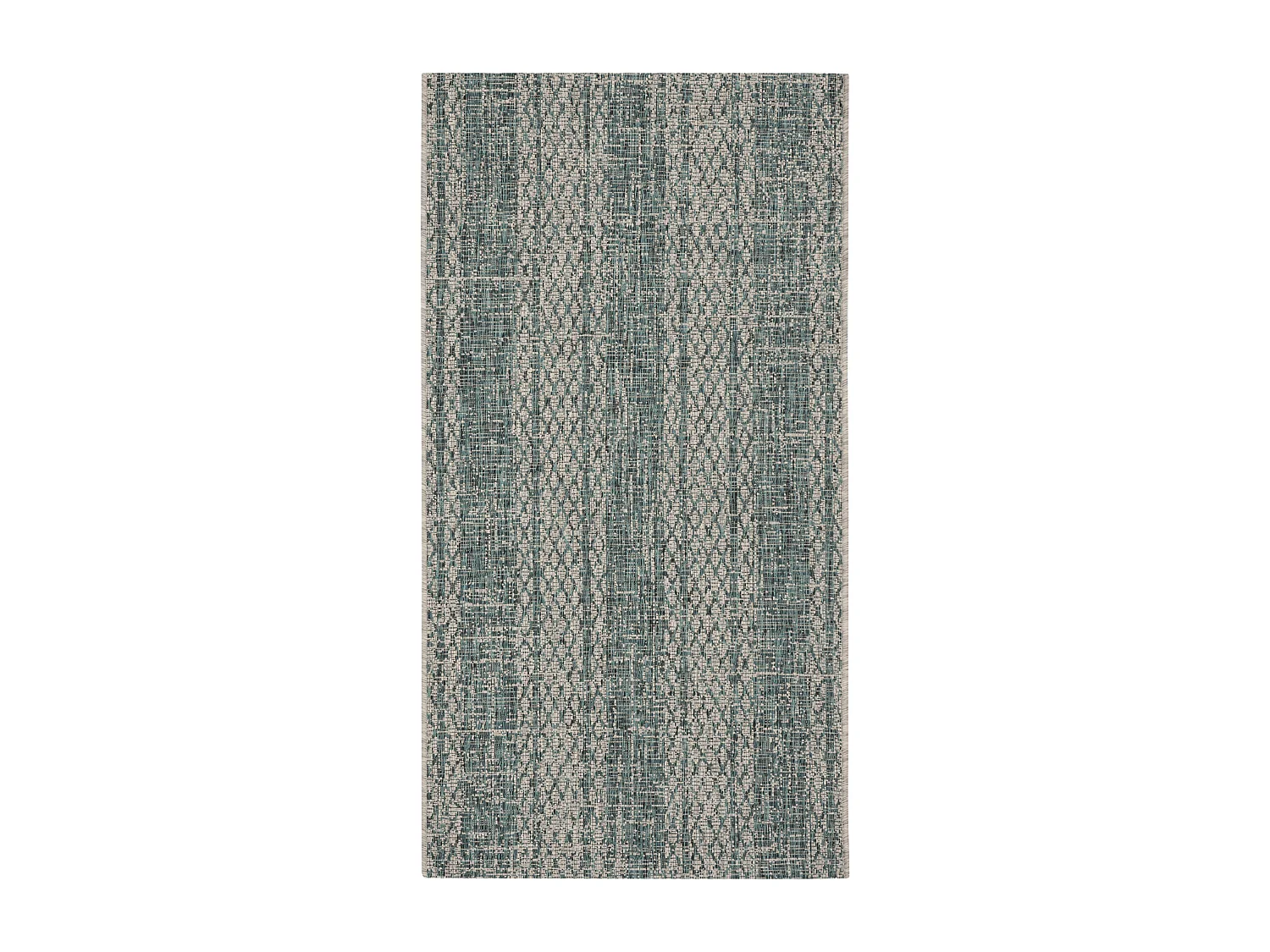 Tapis Gris/Bleu 122 X 170 cm - Rafal