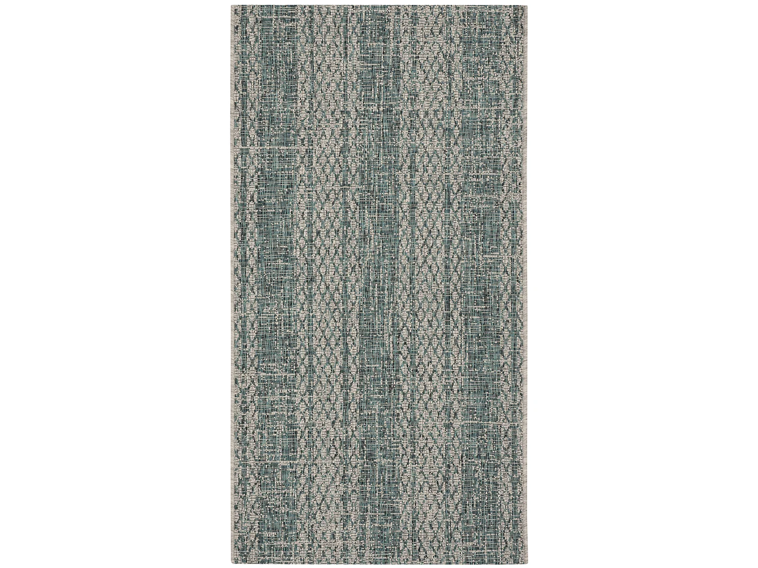 Tapis Gris/Bleu 122 X 170 cm - Rafal