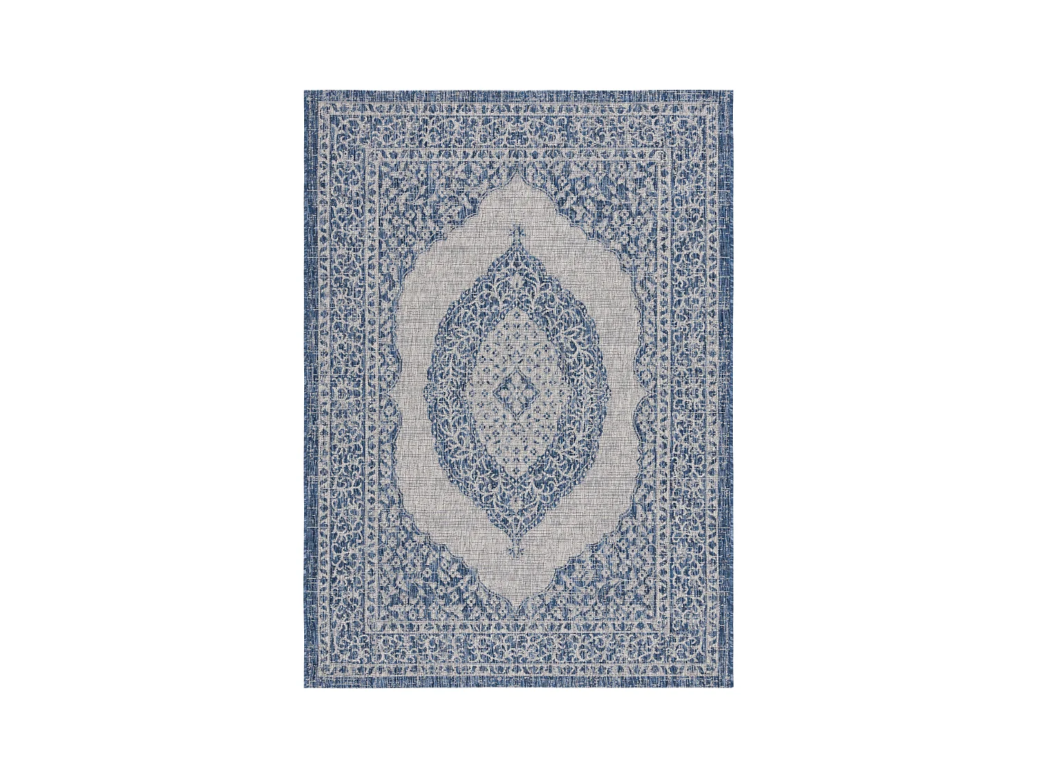 Tapis Gris/Bleu 201 X 290 cm - Amira