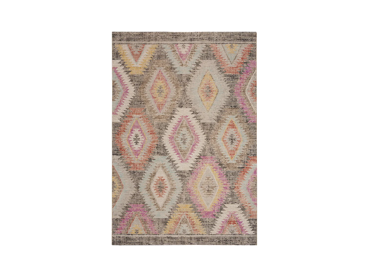 Tapis Gris/Multicolore 155 X 229 cm - Lotte