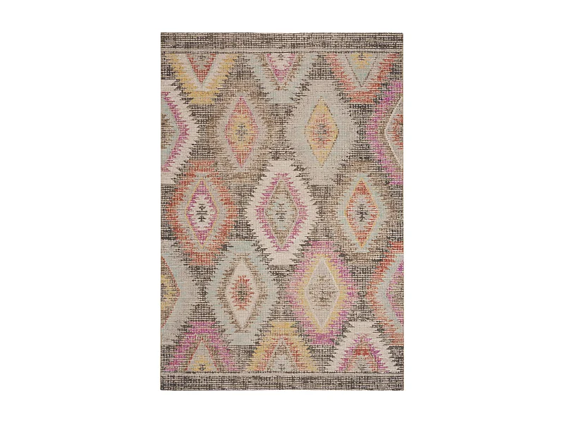 Tapis Gris/Multicolore 155 X 229 cm - Lotte