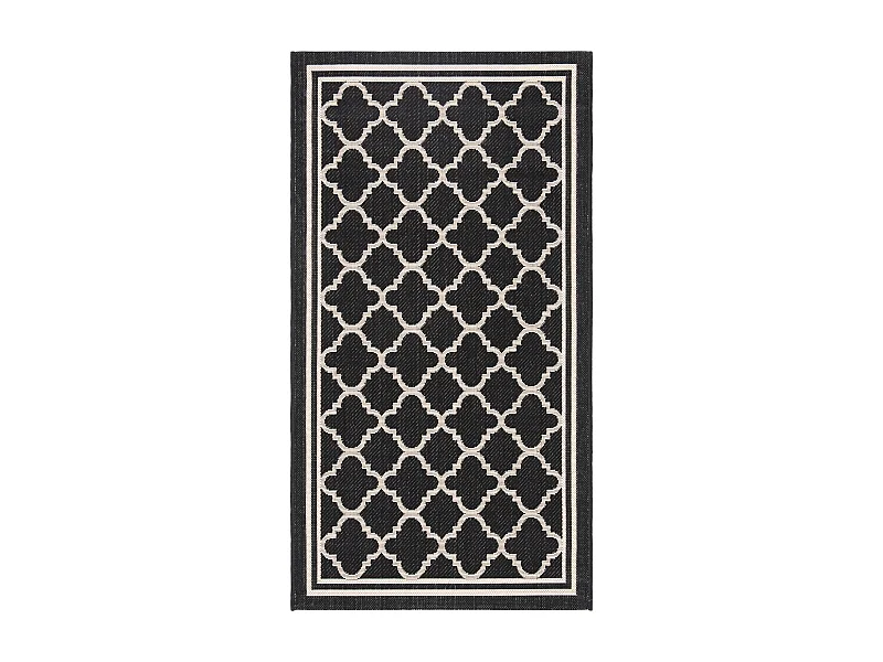 Tapis Noir/Neutre 122 X 170 cm - Bleeker