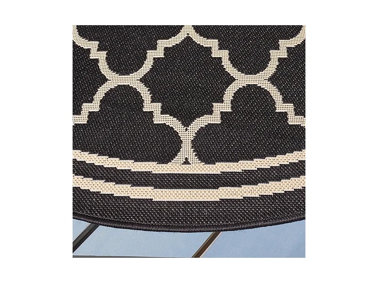 Tapis Noir/Neutre 122 X 170 cm - Bleeker