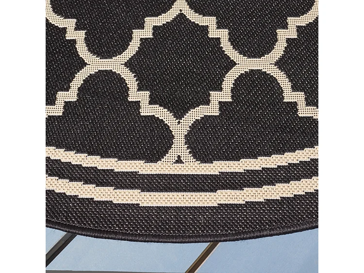 Tapis Noir/Neutre 122 X 170 cm - Bleeker