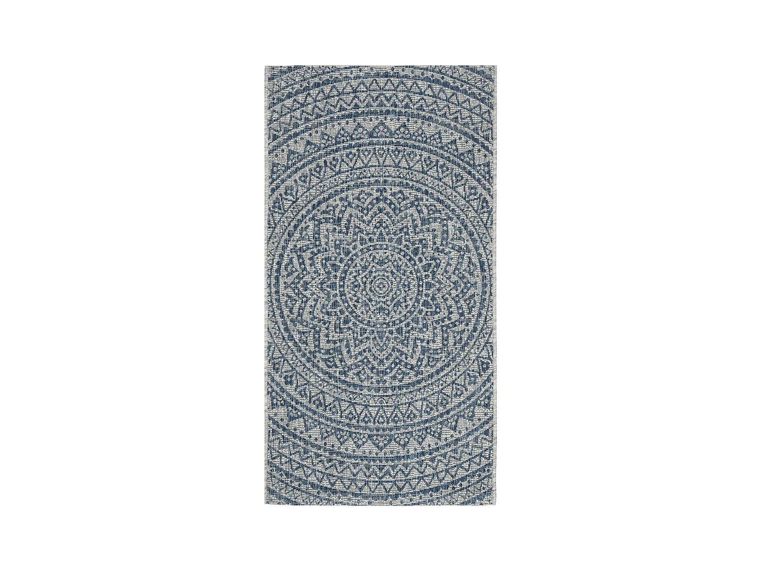 Tapis Gris/Bleu 79 X 152 cm - Kalene