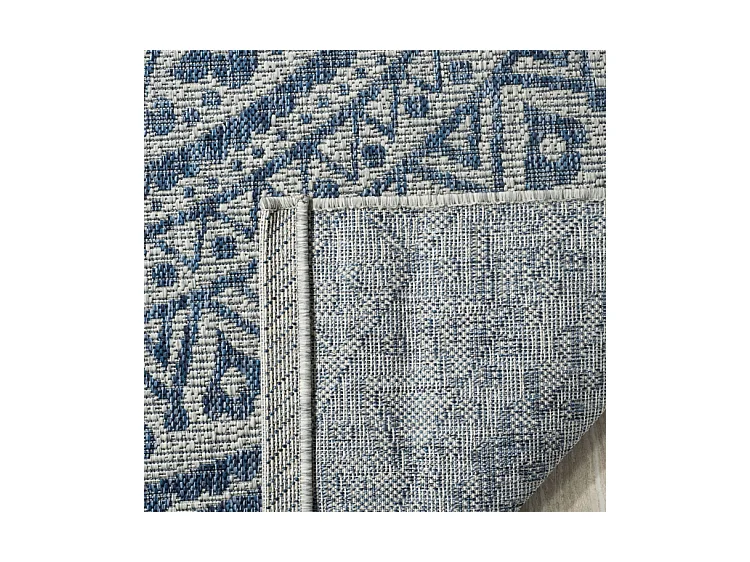 Tapis Gris/Bleu 79 X 152 cm - Kalene