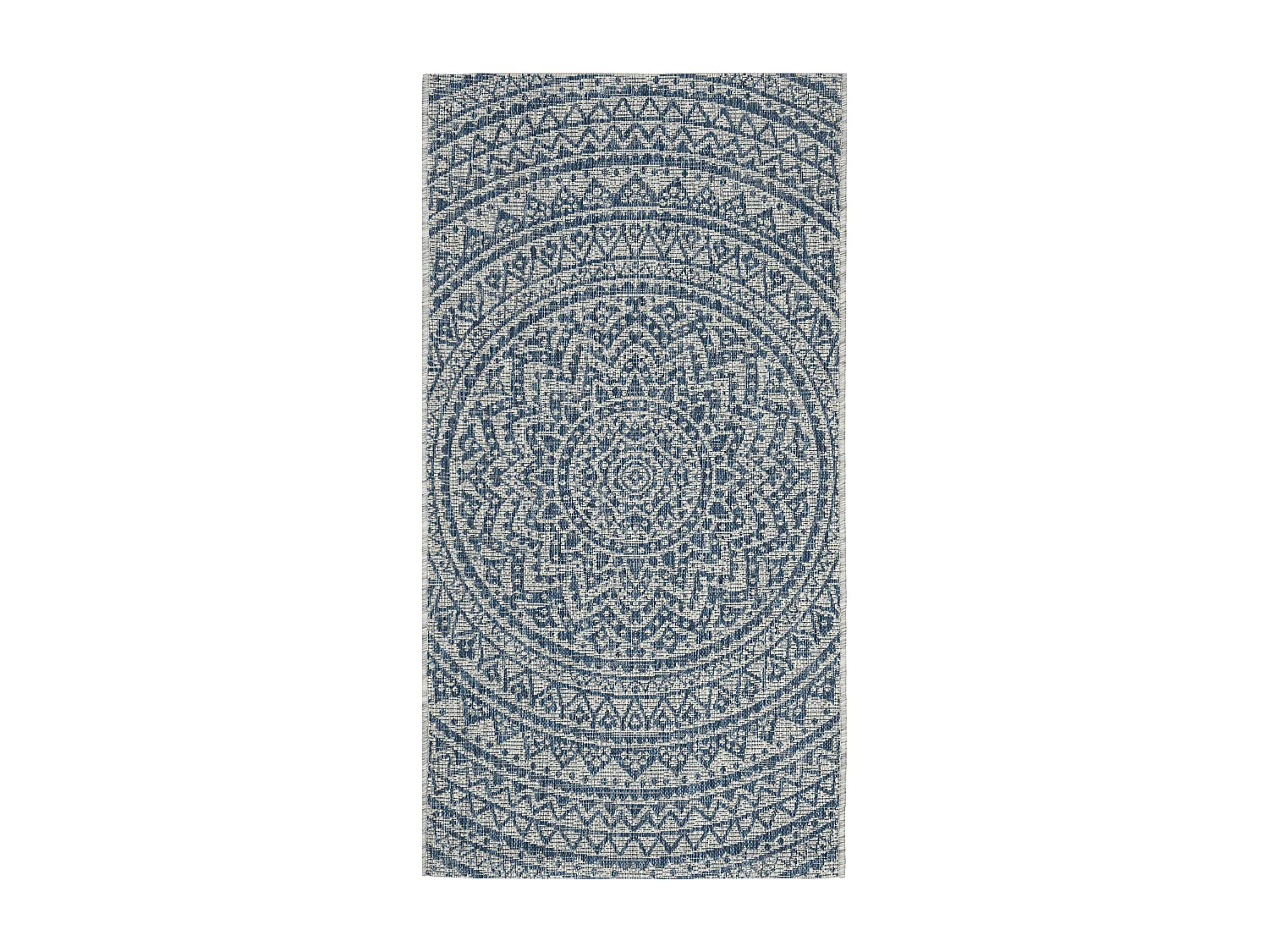 Tapis Gris/Bleu 79 X 152 cm - Kalene