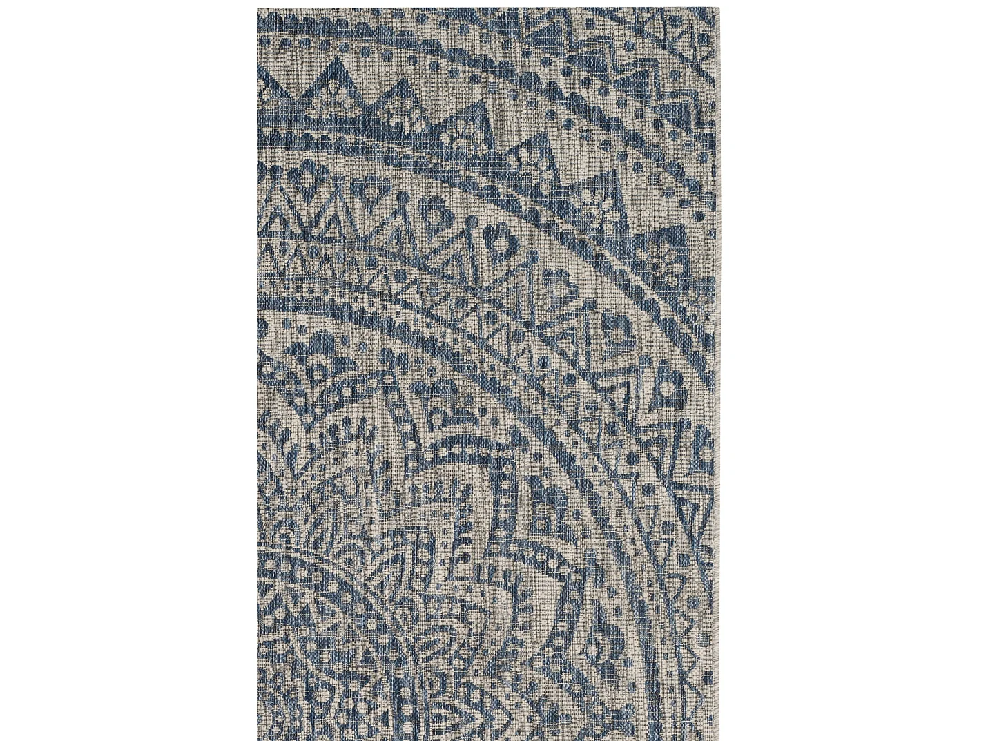 Tapis Gris/Bleu 79 X 152 cm - Kalene