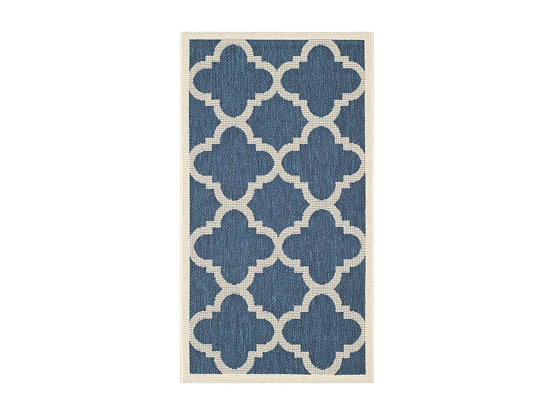 Tapis Bleu Marine/Neutre 79 X 152 cm - Jojo