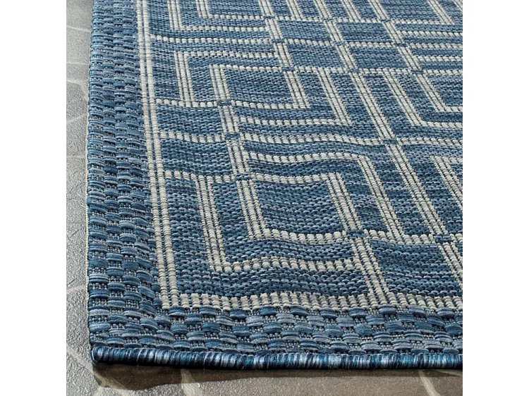 Tapis Bleu Marine/Gris 122 X 170 cm - Nantucket