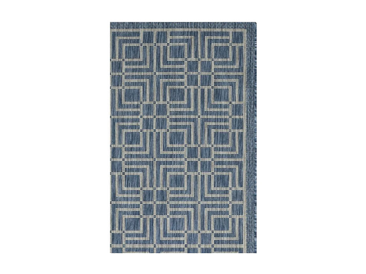 Tapis Bleu Marine/Gris 122 X 170 cm - Nantucket