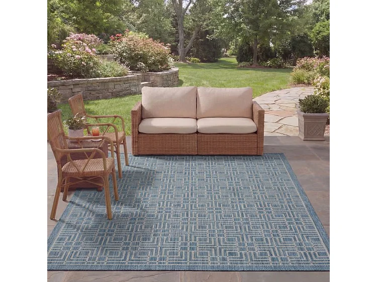 Tapis Bleu Marine/Gris 122 X 170 cm - Nantucket