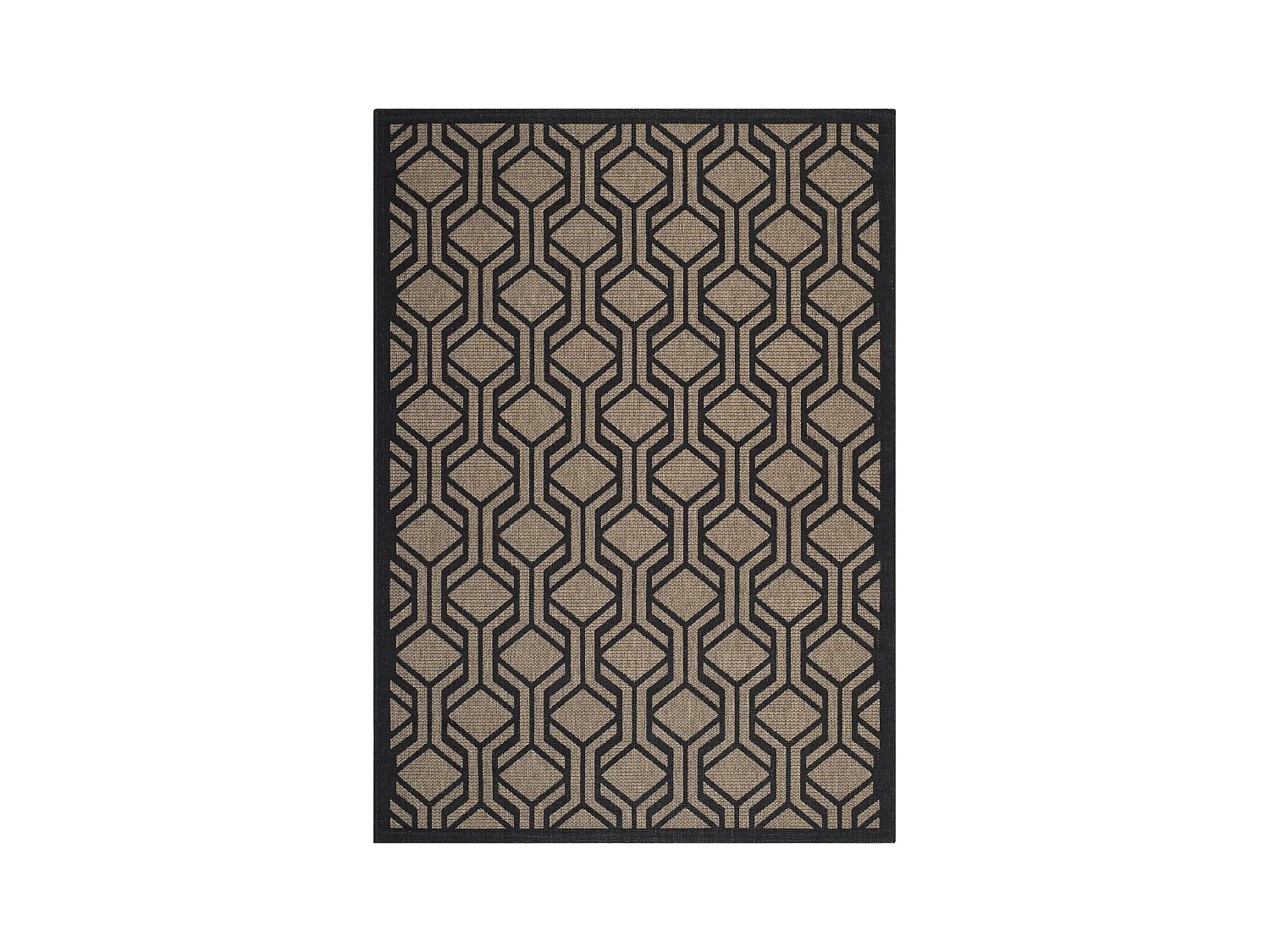 Tapis Marron/Noir 160 X 231 cm - Catalonia