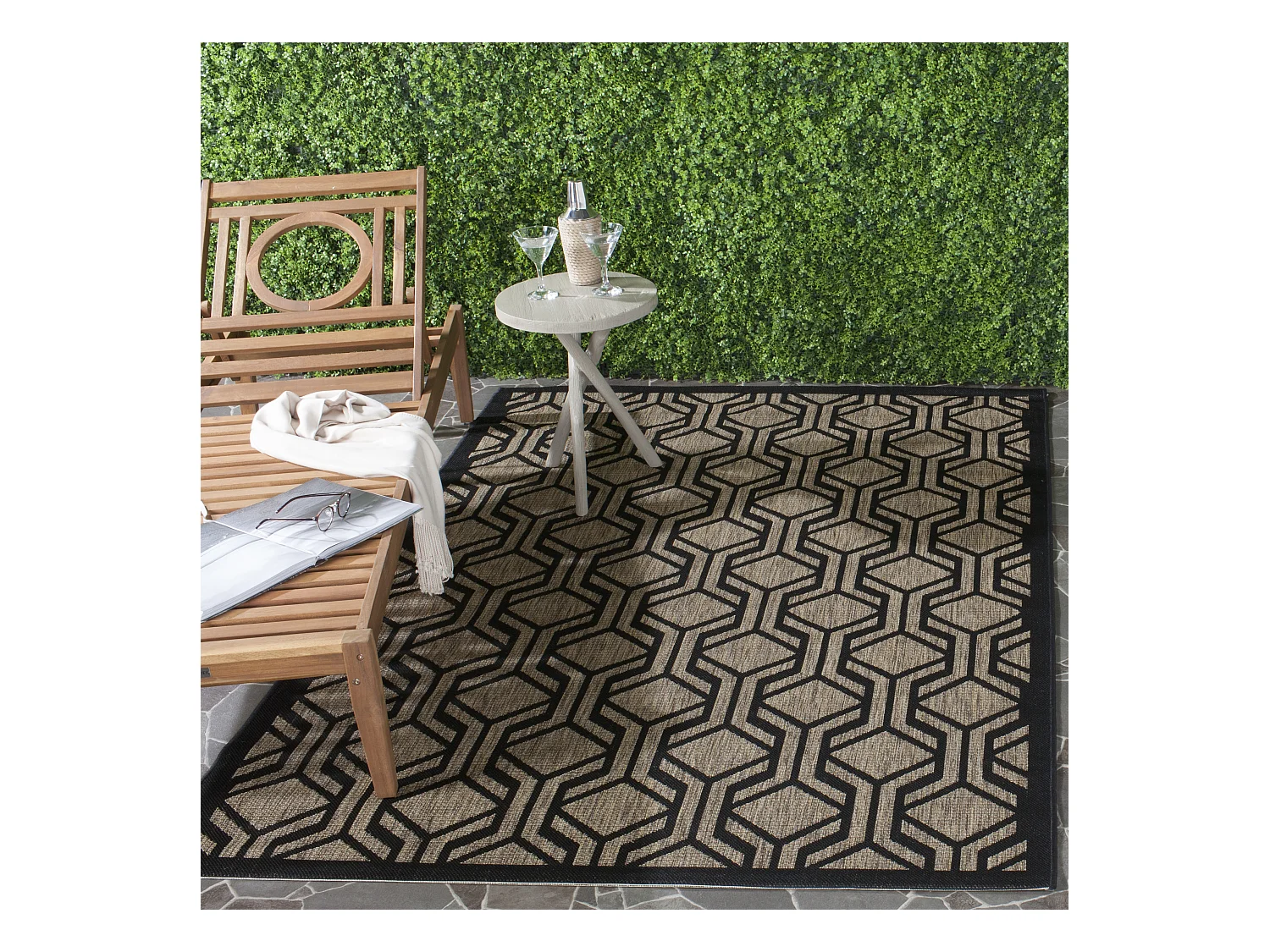 Tapis Marron/Noir 160 X 231 cm - Catalonia