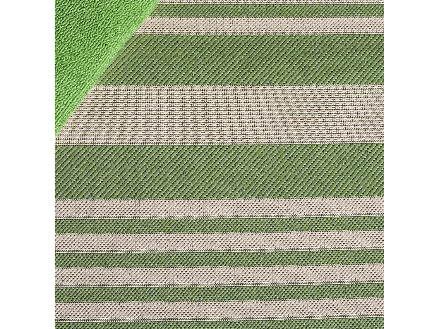 Tapis Vert/Neutre 61 X 109 cm - Gemma