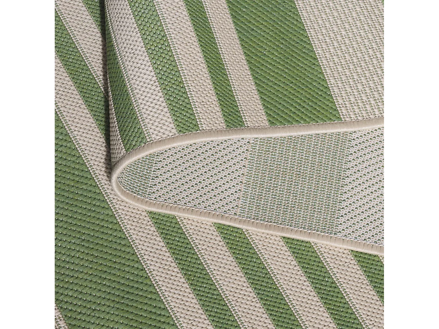 Tapis Vert/Neutre 61 X 109 cm - Gemma