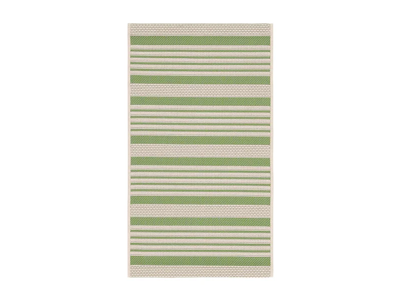 Tapis Vert/Neutre 61 X 109 cm - Gemma
