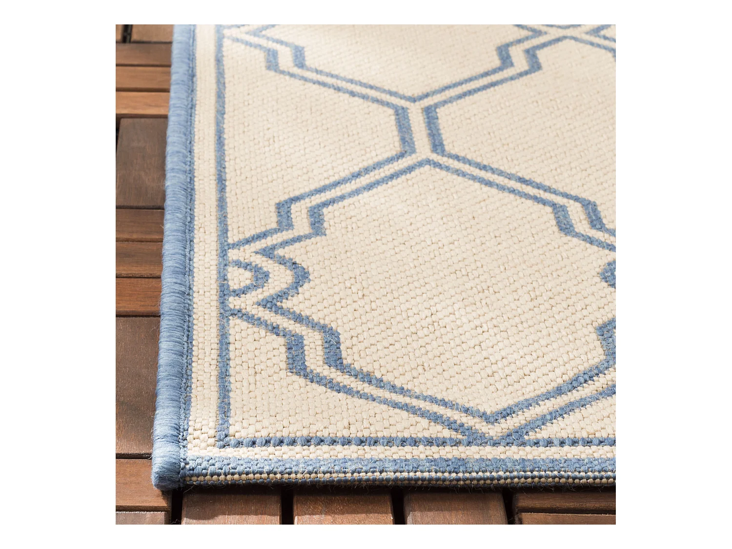Tapis Neutre/Bleu 155 X 229 cm - Nerano