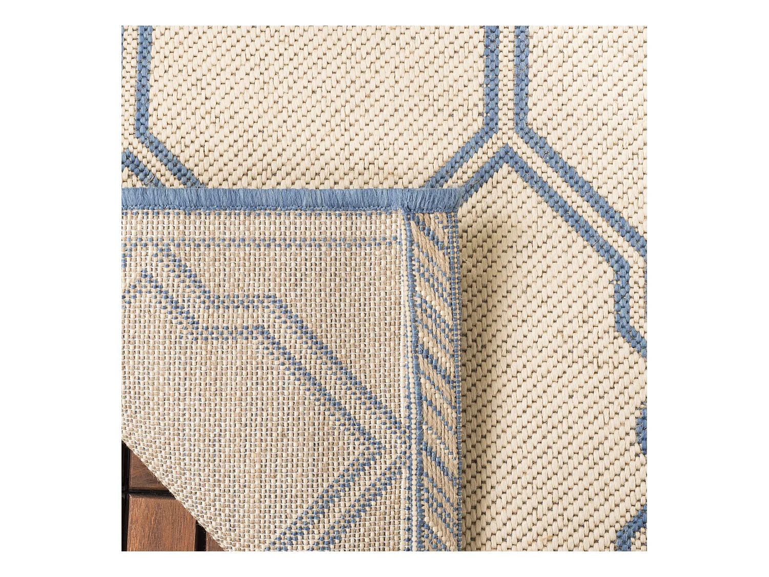 Tapis Neutre/Bleu 155 X 229 cm - Nerano