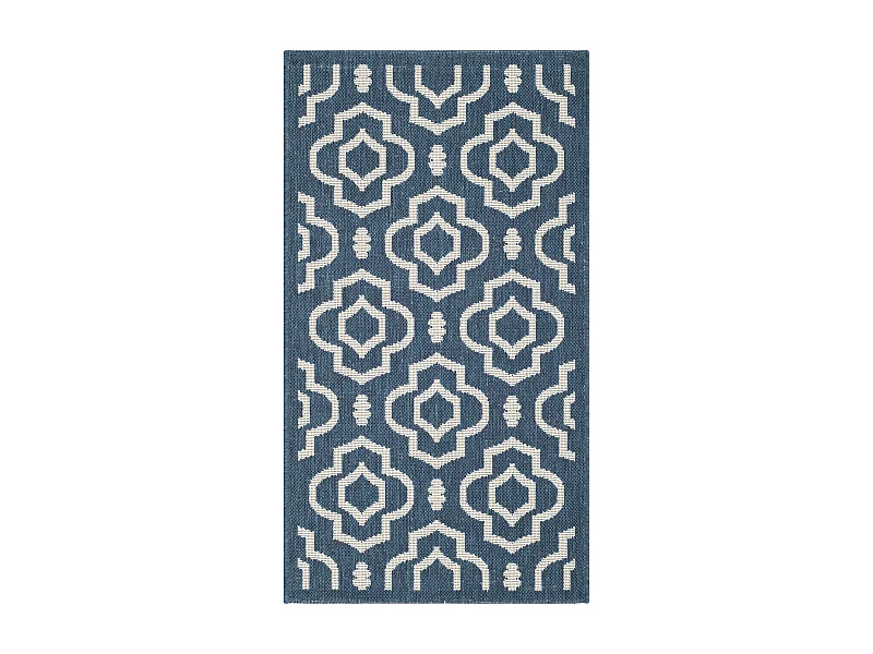 Tapis Bleu Marine/Neutre 122 X 170 cm - Mykonos