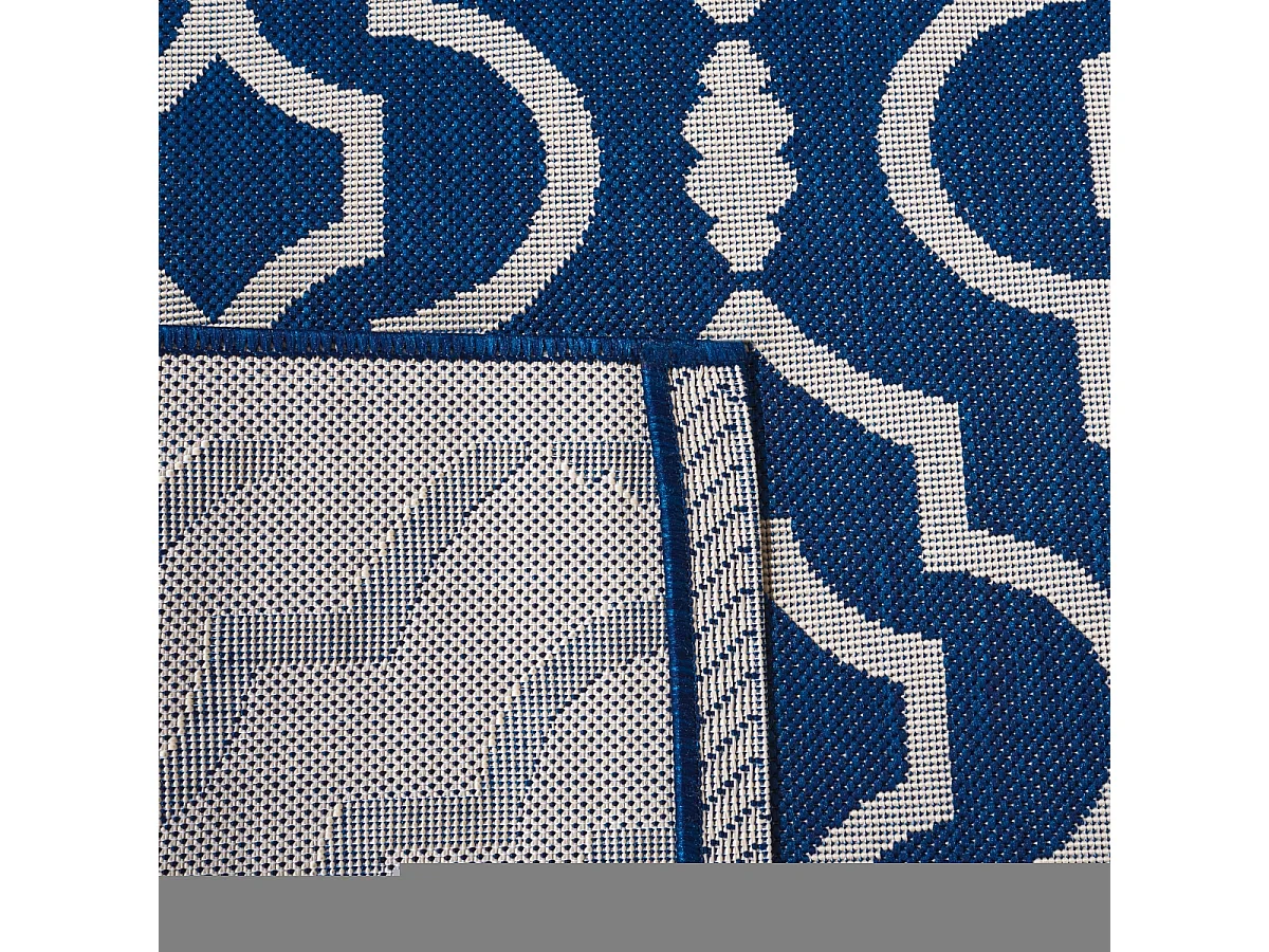 Tapis Bleu marine/Beige 122 x 170 cm - Mykonos