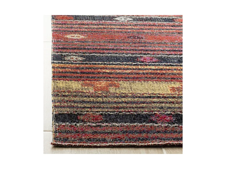 Tapis Marron/Multicolore 122 X 183 cm - Lemoine