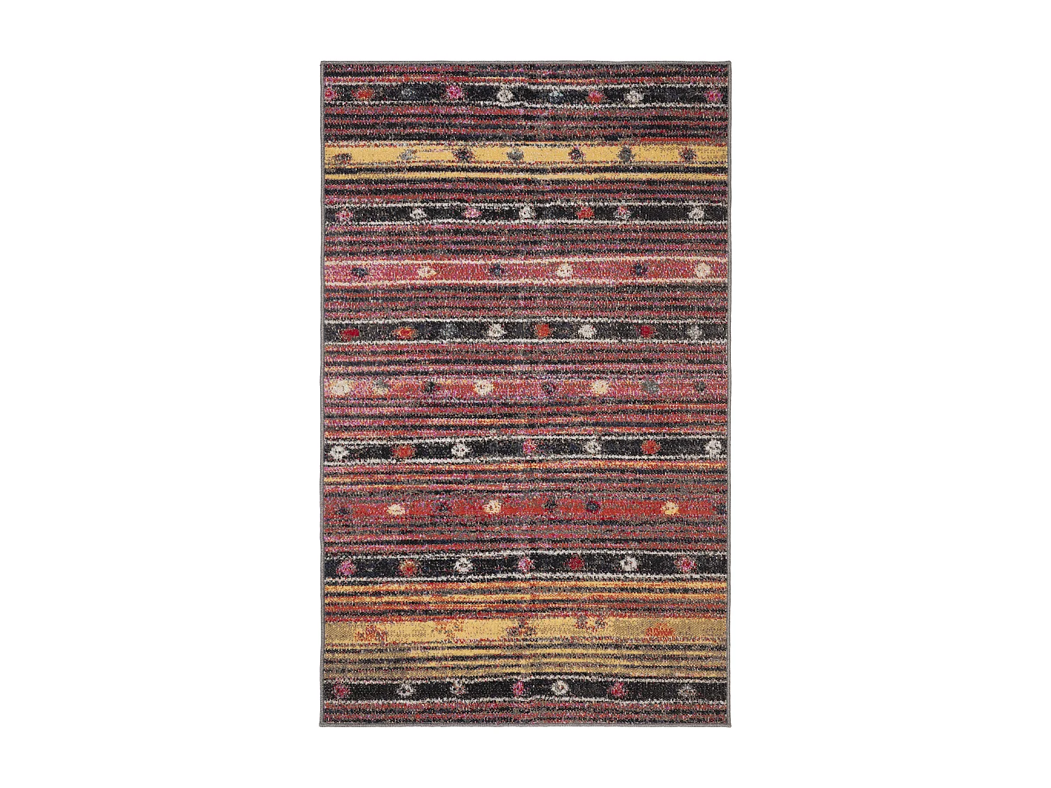 Tapis Marron/Multicolore 122 X 183 cm - Lemoine