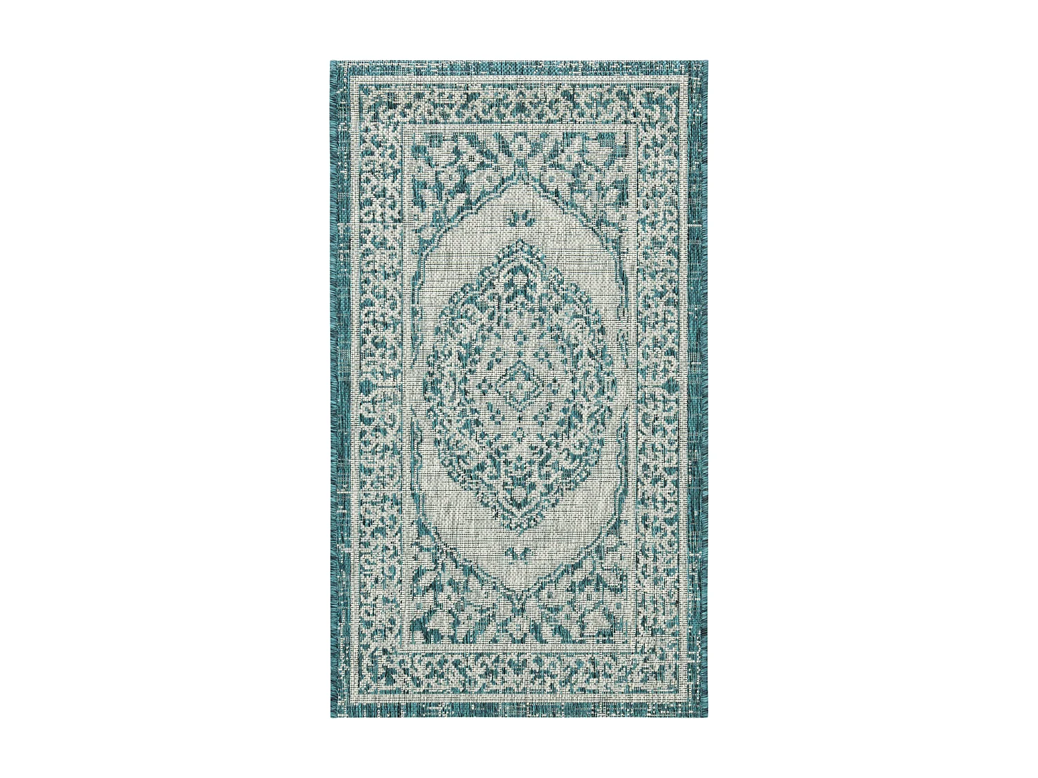 Tapis Gris/Bleu 122 X 170 cm - Amira
