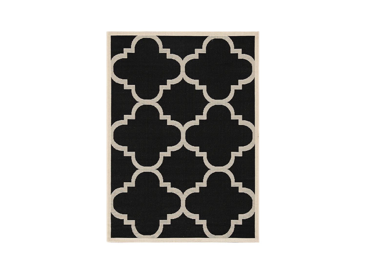 Tapis Noir/Neutre 79 X 152 cm - Jojo