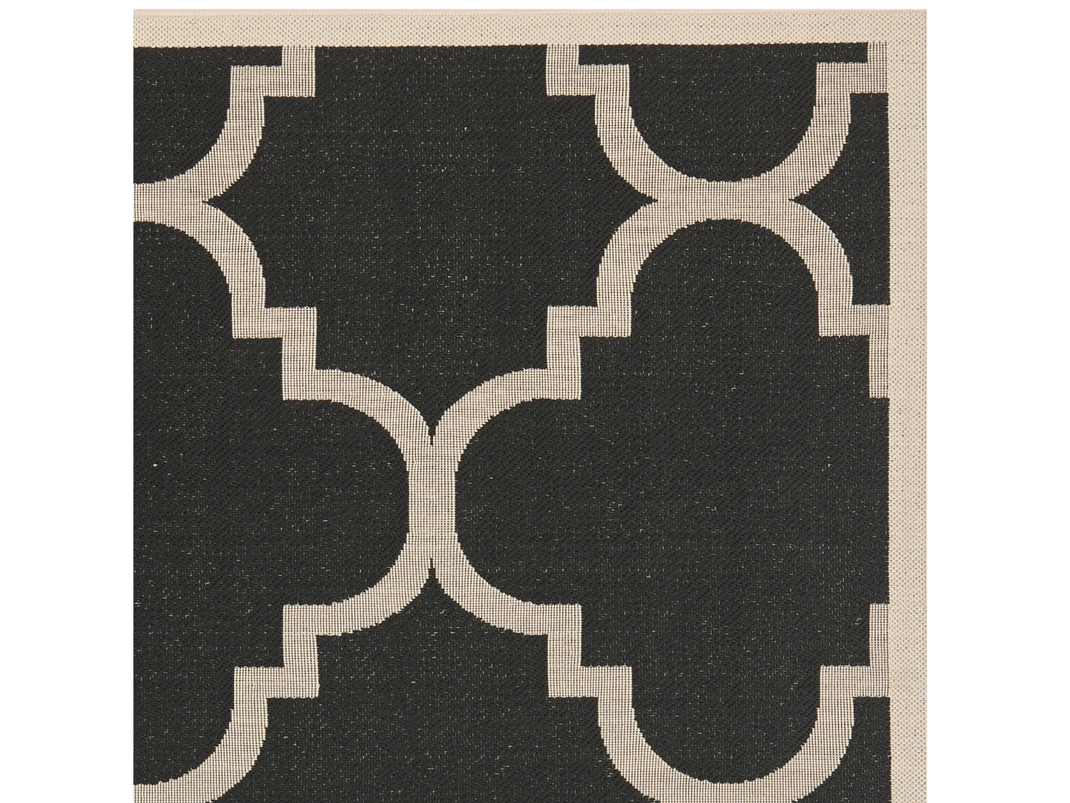 Tapis Noir/Neutre 79 X 152 cm - Jojo