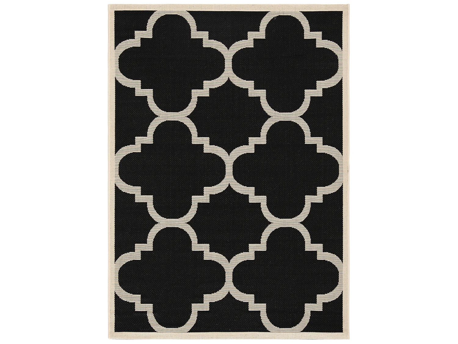 Tapis Noir/Neutre 79 X 152 cm - Jojo