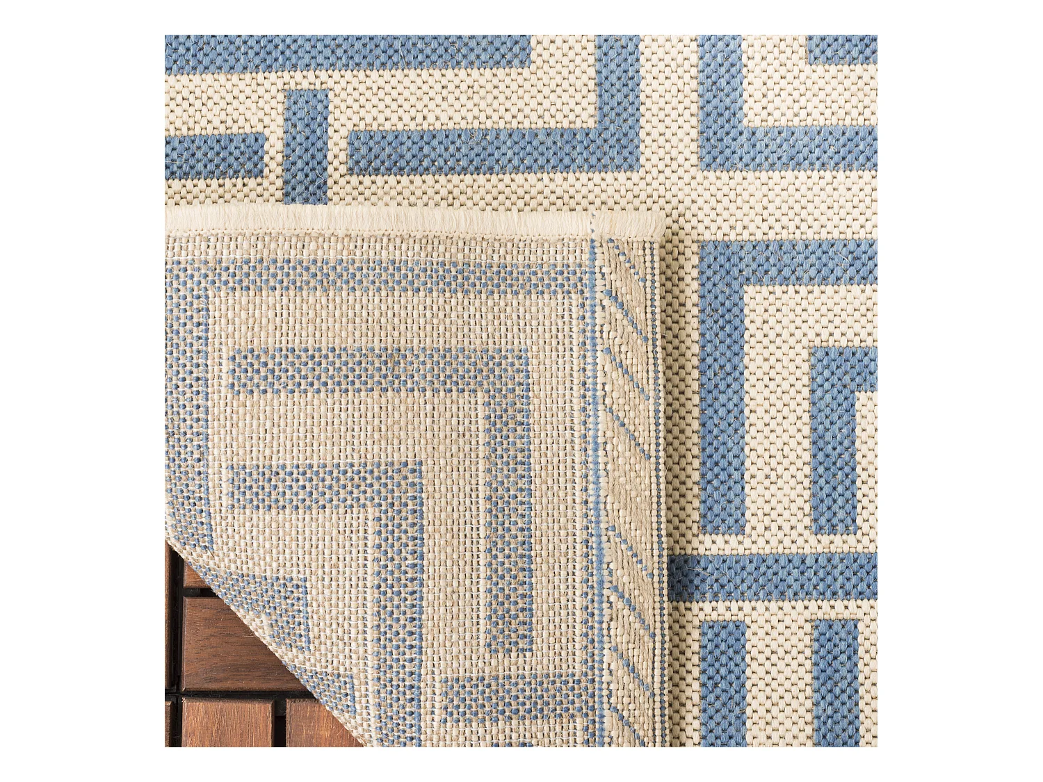 Tapis Neutre/Bleu 79 X 152 cm - Lipari