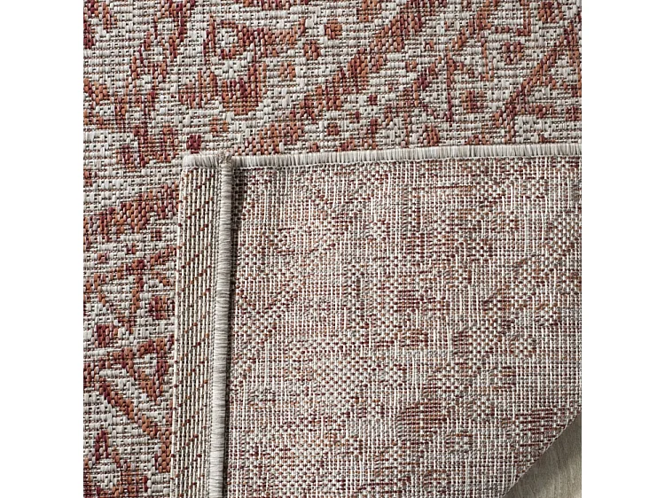 Tapis Neutre/Orange 79 X 152 cm - Kalene