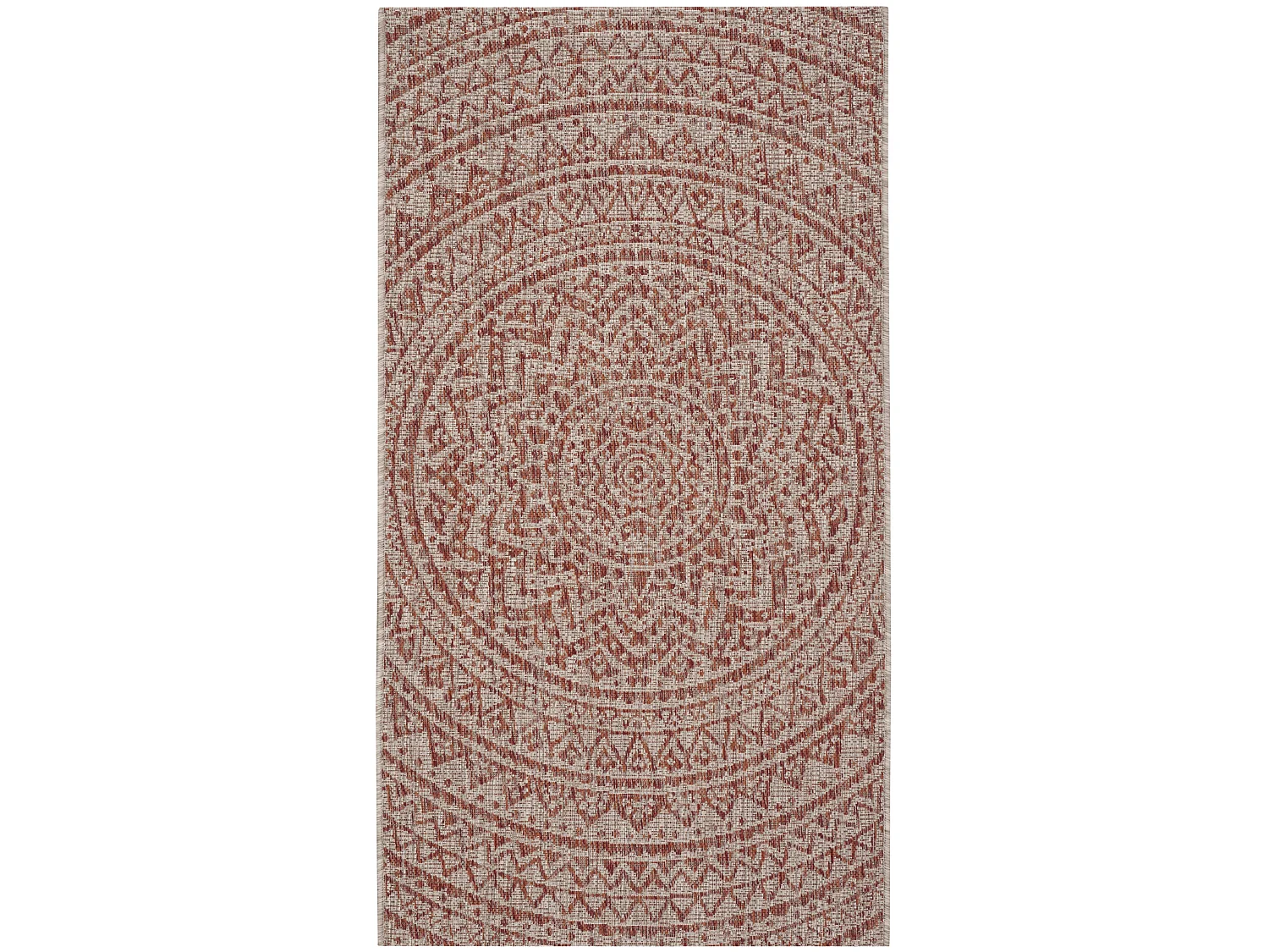 Tapis Neutre/Orange 79 X 152 cm - Kalene