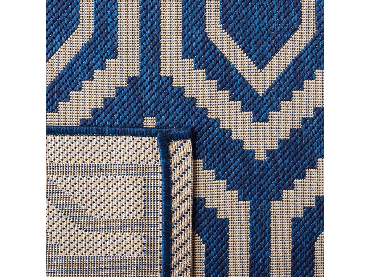 Tapis Bleu marine/Beige 122 x 170 cm - Zariah
