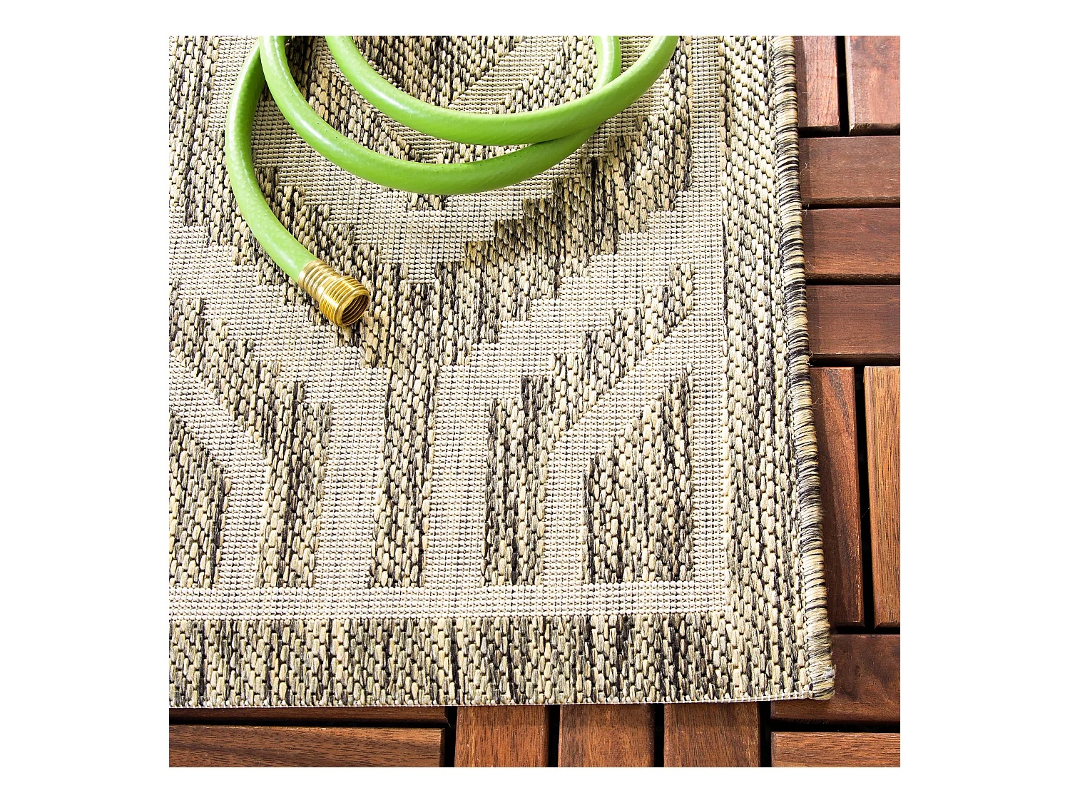 Tapis Marron/Neutre 122 X 170 cm - Zariah