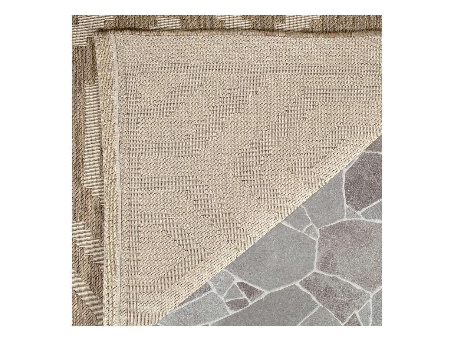 Tapis Marron/Neutre 122 X 170 cm - Zariah