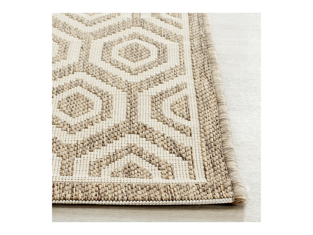 Tapis Marron/Neutre 122 X 170 cm - Zariah