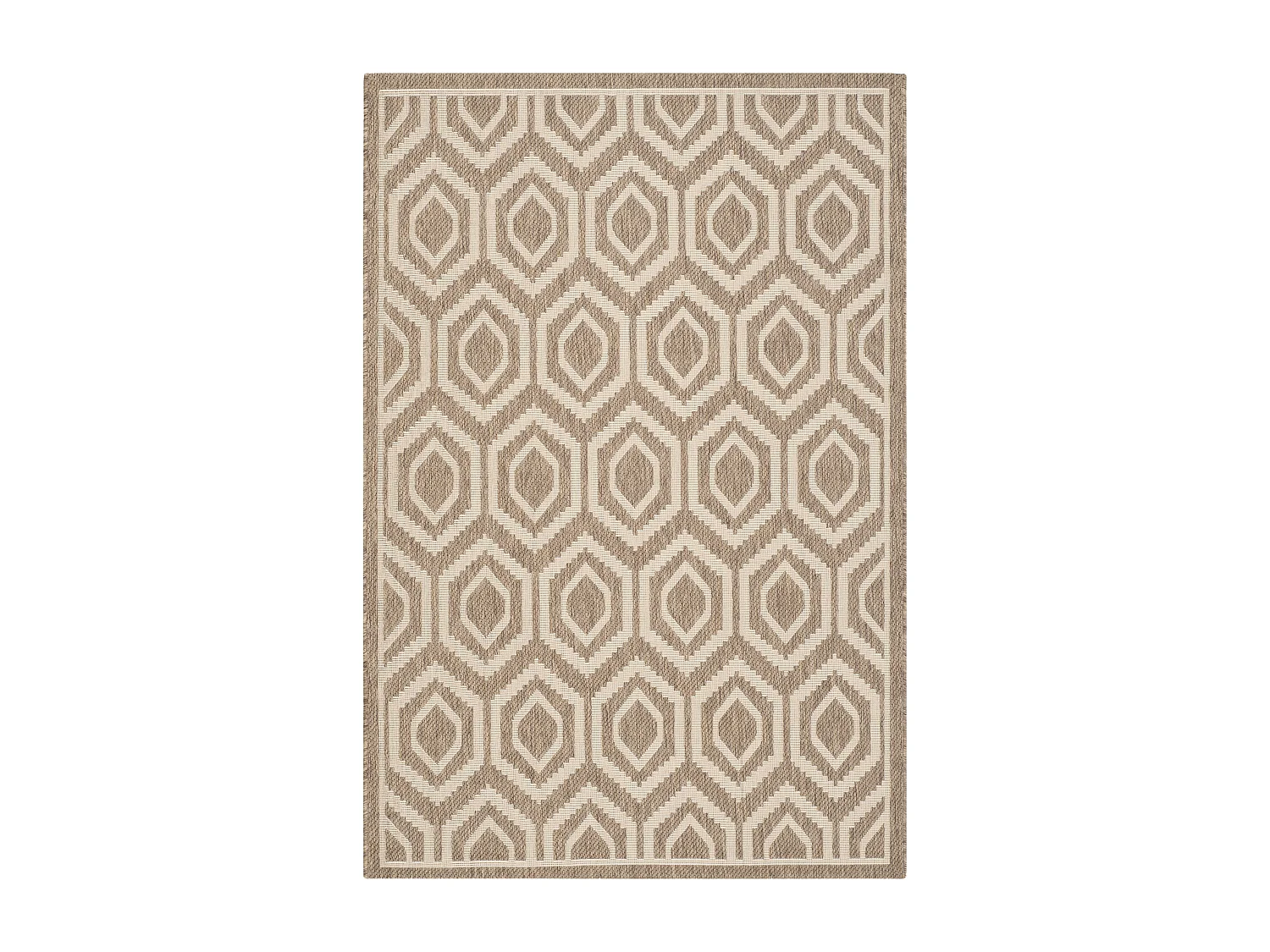 Tapis Marron/Neutre 122 X 170 cm - Zariah